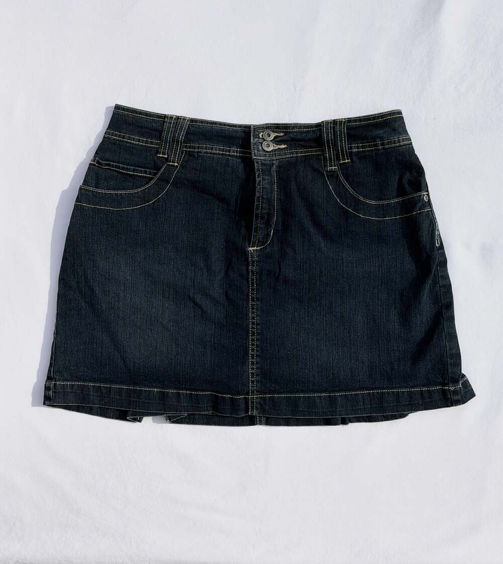 Gloria Vanderbilt Denim Mini Skirt